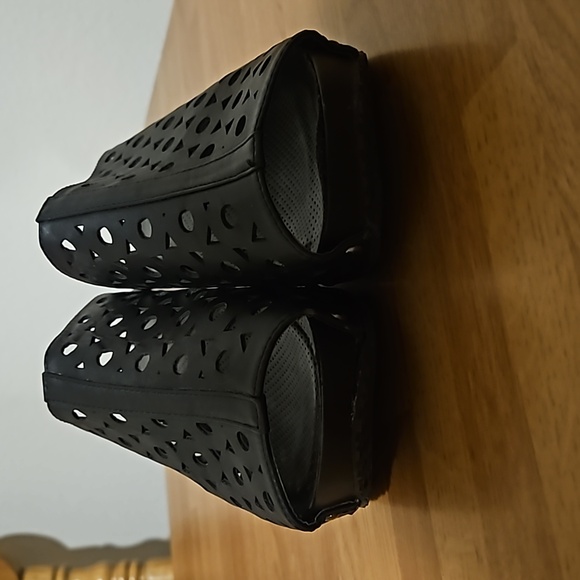 Black wedge slides - Picture 9 of 10